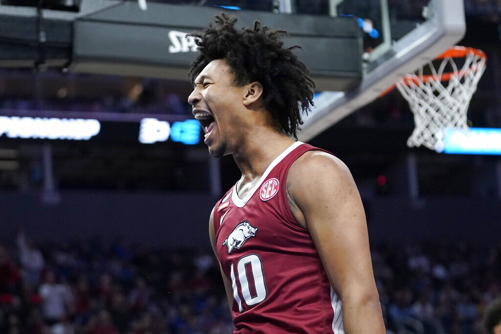 34. Oklahoma City: Jaylin Williams, C, 6-10, 19, Arkansas
